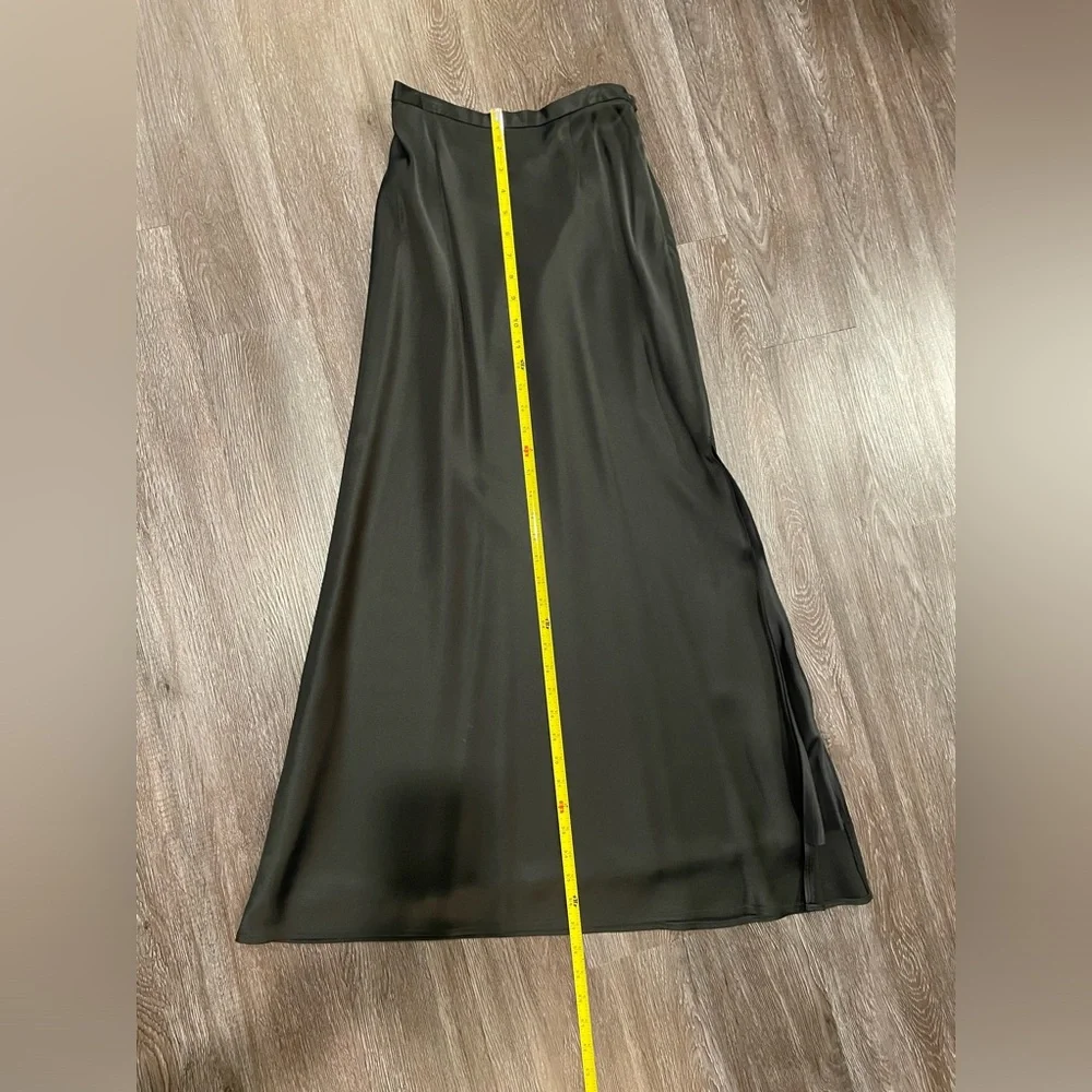 Ann Taylor Black Satin Maxi Skirt - Picture 10 of 15